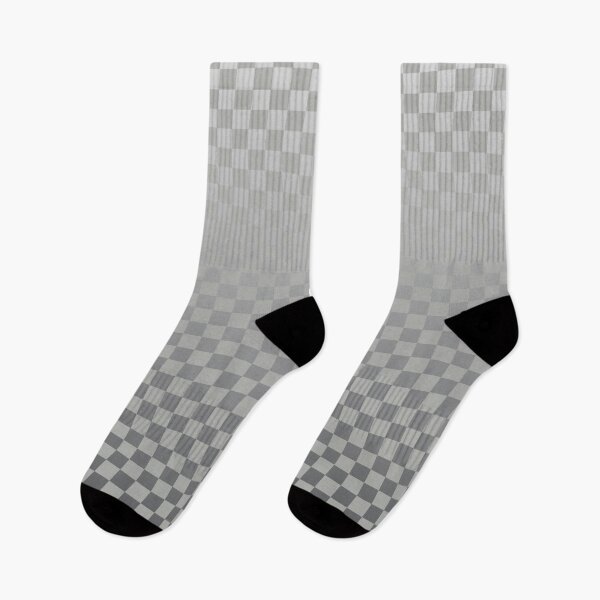 Item preview, Retro Gradient Grid – Modern Ombre Checkerboard Pattern | Gray designed and sold by Frohyou.