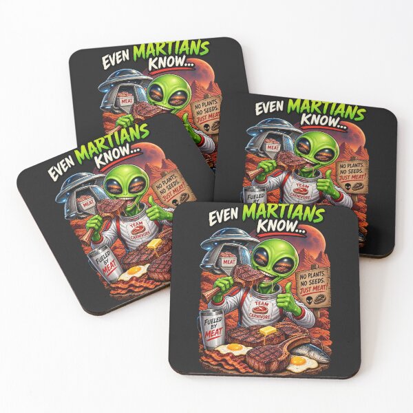 Item preview, MARTIAN EVEN MARTIANS KNOW ABOUT CARNIVORE designed and sold by CarnivoreGifts.