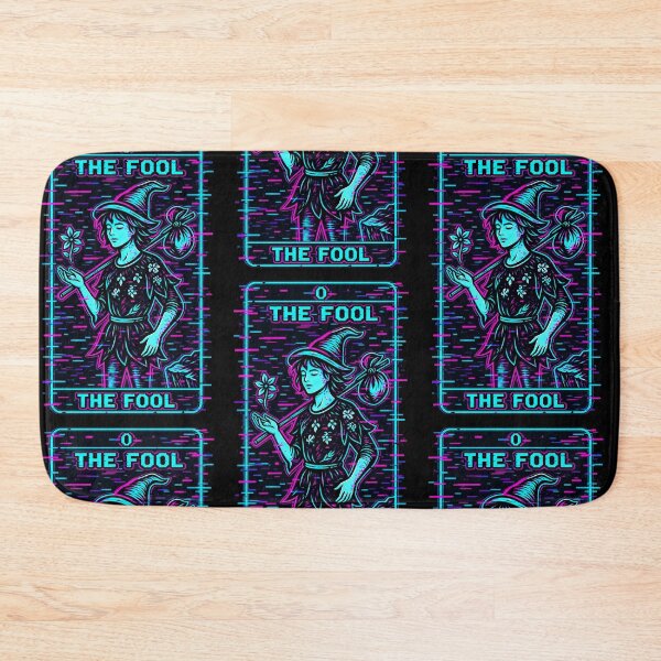 Item preview, Glitch Arcana – The Glitched Fool Digital Tarot designed and sold by JupiterGlitchEmpire.