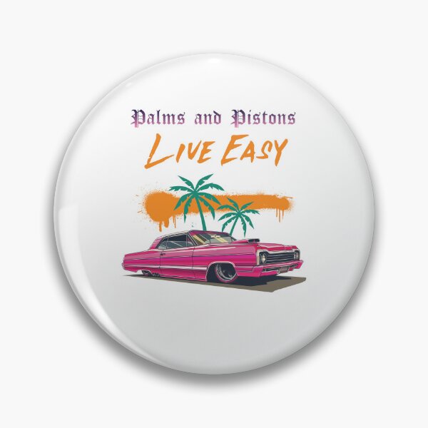 Item preview, Palms and pistons designed and sold by WallyThreads.
