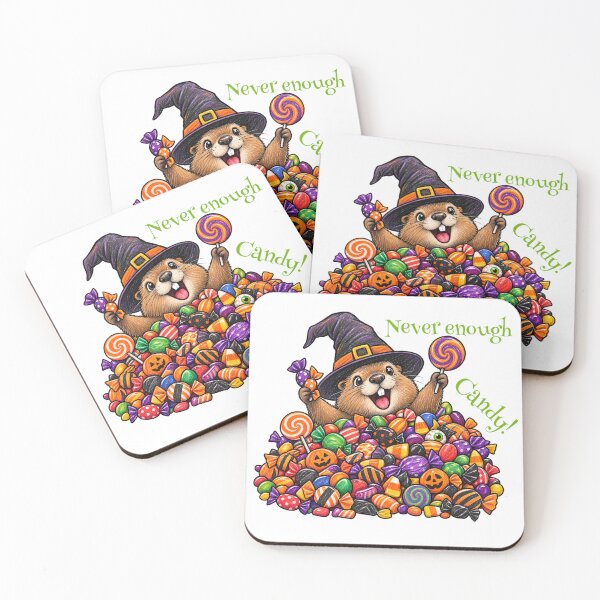 Item preview, Never Enough Candy – Funny Halloween Candy Lover Design designed and sold by Buli89.