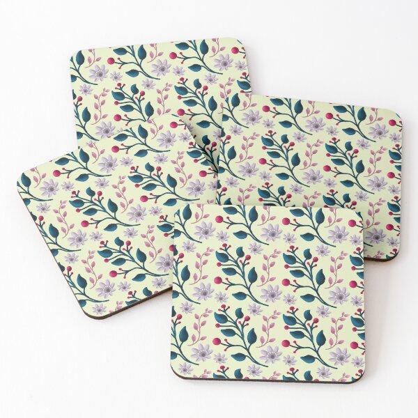 Item preview,  Dark Floral Botanical Pattern — Navy Blue Berry Lavender Daisy Repeat Print Gift designed and sold by HopeAndHustle.