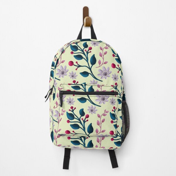 Item preview, Dark Floral Botanical Pattern — Navy Blue Berry Lavender Daisy Repeat Print Gift designed and sold by HopeAndHustle.