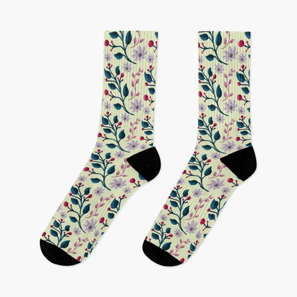 Item preview,  Dark Floral Botanical Pattern — Navy Blue Berry Lavender Daisy Repeat Print Gift designed and sold by HopeAndHustle.