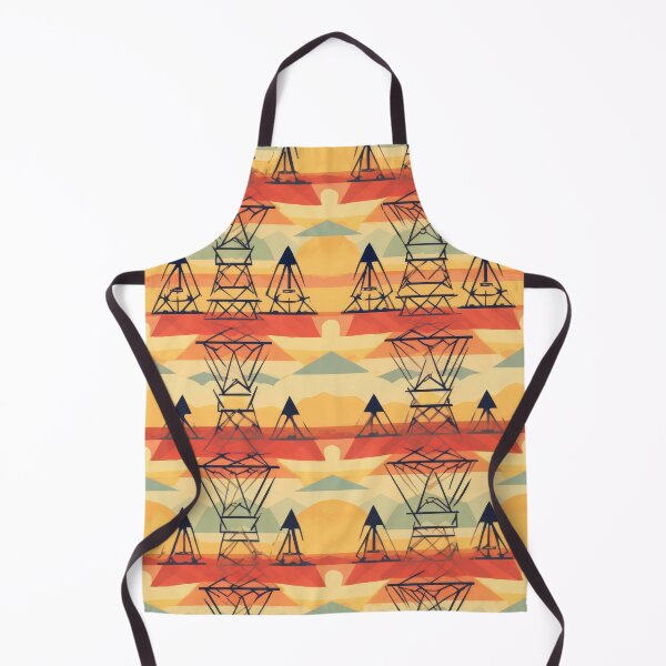 Item preview, Geometric Pylon Sunset Southwestern Retro Pattern designed and sold by Pylon-Bureau.