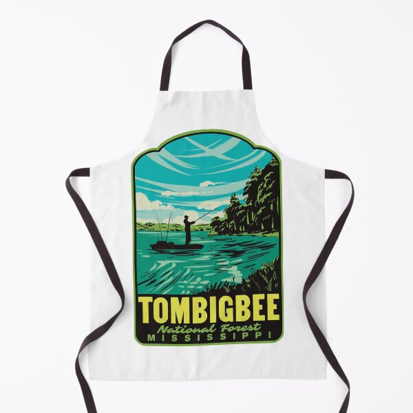 Item preview, Tombigbee National Forest Choctaw Lake Retro Travel Art designed and sold by HalpinDesign.