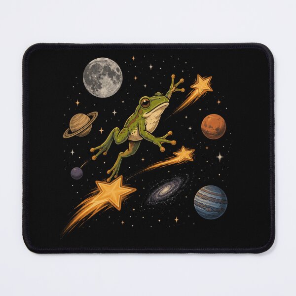 Item preview, Frog flying in space designed and sold by Konvero.