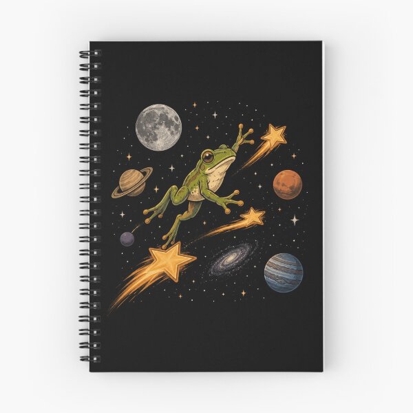 Item preview, Frog flying  in space designed and sold by Konvero.