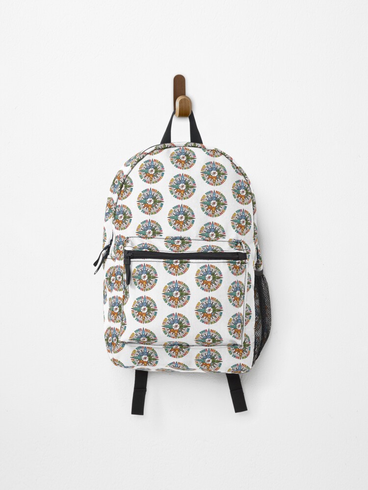 Thumbnail 1 of 3, Backpack, Find Your Direction Compass designed and sold by AliveStyle.