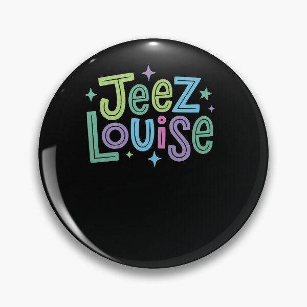 Item preview, Jeez Louise Exclamation Retro Groovy Phrase designed and sold by d247.