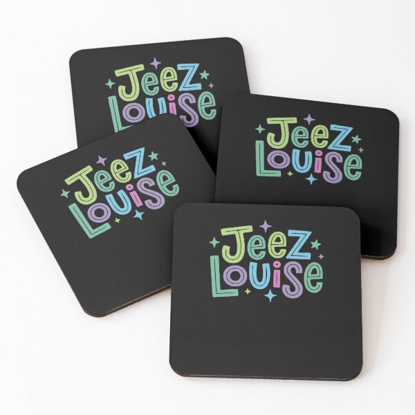 Item preview, Jeez Louise Exclamation Retro Groovy Phrase designed and sold by d247.