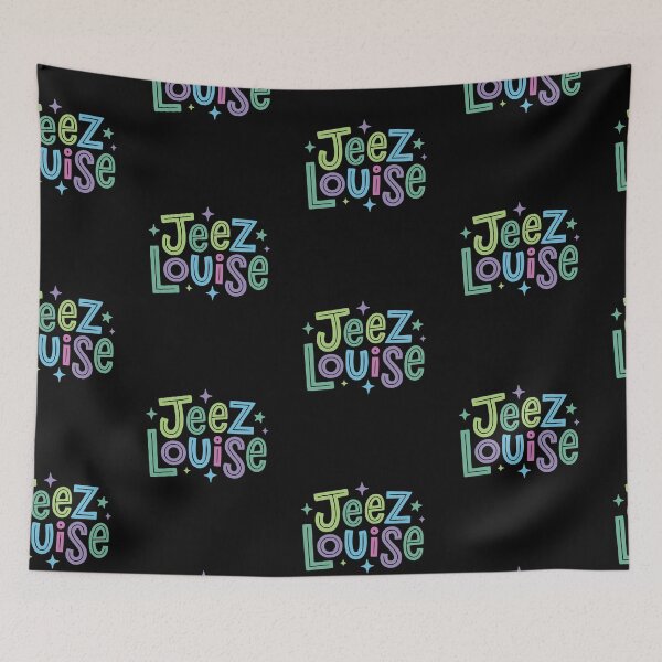 Item preview, Jeez Louise Exclamation Retro Groovy Phrase designed and sold by d247.