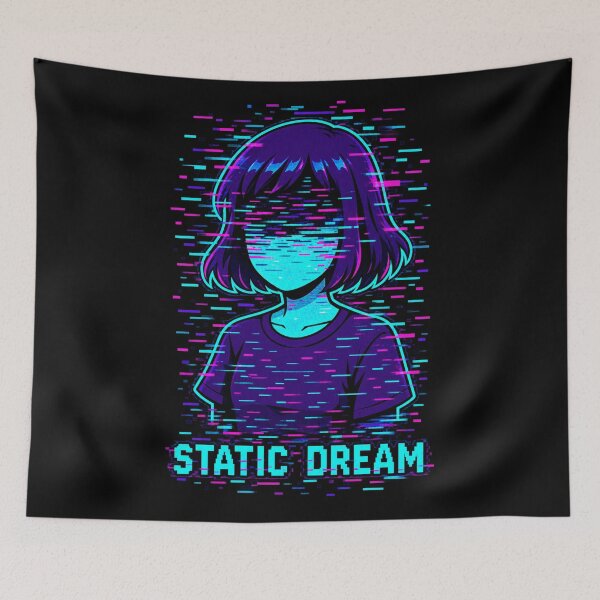 Item preview, Corrupted Silhouette – Static Dream Glitch Art designed and sold by JupiterGlitchEmpire.