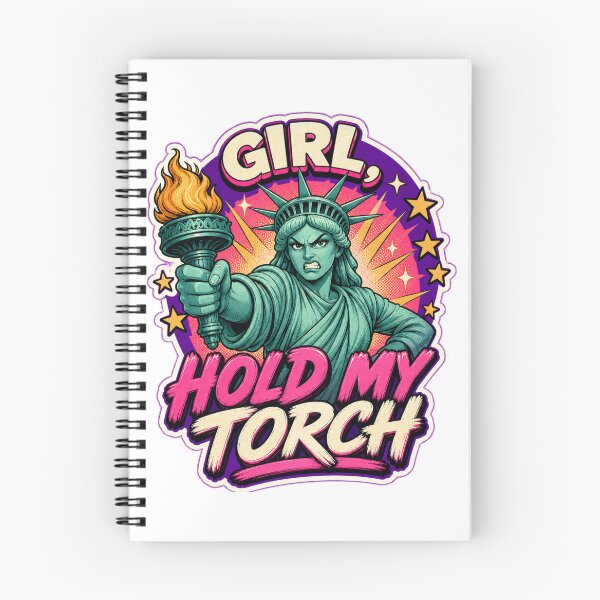 Item preview, Girl Hold My Torch – Fierce Feminist Statue of Liberty designed and sold by Travelslightly.