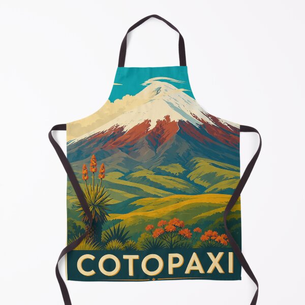 Item preview, TRAVEL PHOTOGRAPHY RE-IMAGINED INTO COLOURFUL ARTWORK COTOPAXI ECUADOR designed and sold by Andiamo-Amigos.