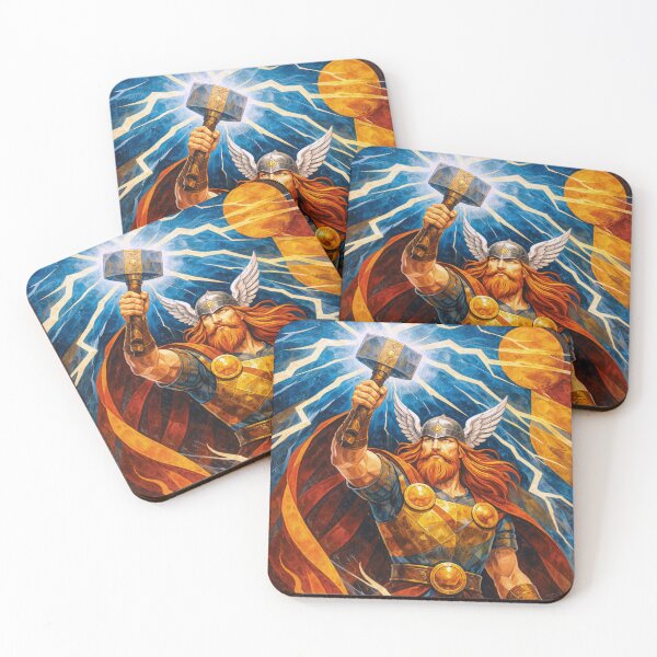 Item preview, Thor – The Thunder God illustration designed and sold by GalleryKauffeld.