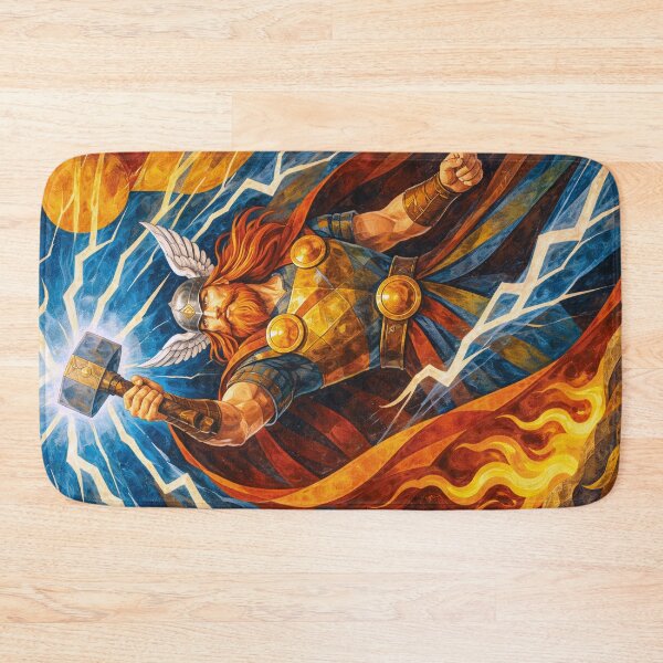 Item preview, Thor – The Thunder God illustration designed and sold by GalleryKauffeld.