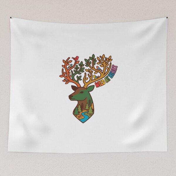 Item preview, Wild at Heart Deer designed and sold by AliveStyle.