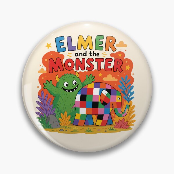 Item preview, Elmer and the Friendly Monster Adventure designed and sold by HappyToons Shop.