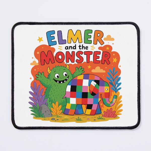 Item preview, Elmer and the Friendly Monster Adventure designed and sold by HappyToons Shop.