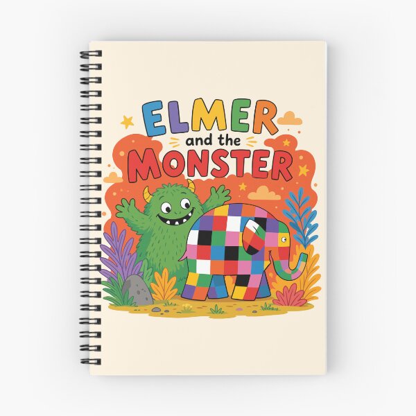 Item preview, Elmer and the Friendly Monster Adventure designed and sold by HappyToons Shop.