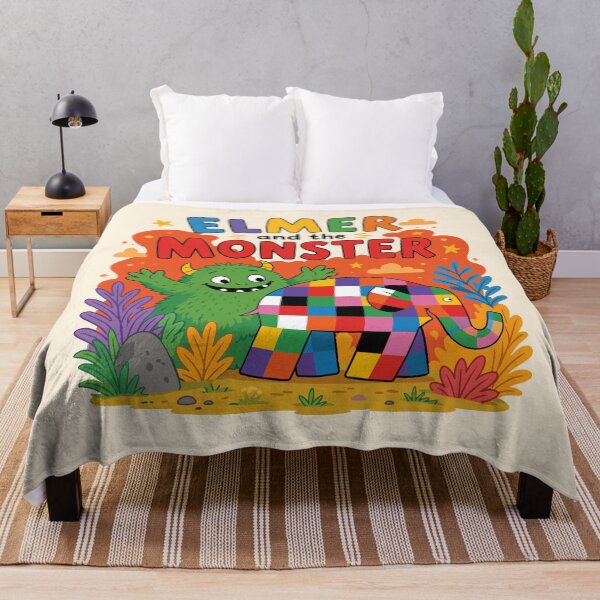 Item preview, Elmer and the Friendly Monster Adventure designed and sold by HappyToons Shop.