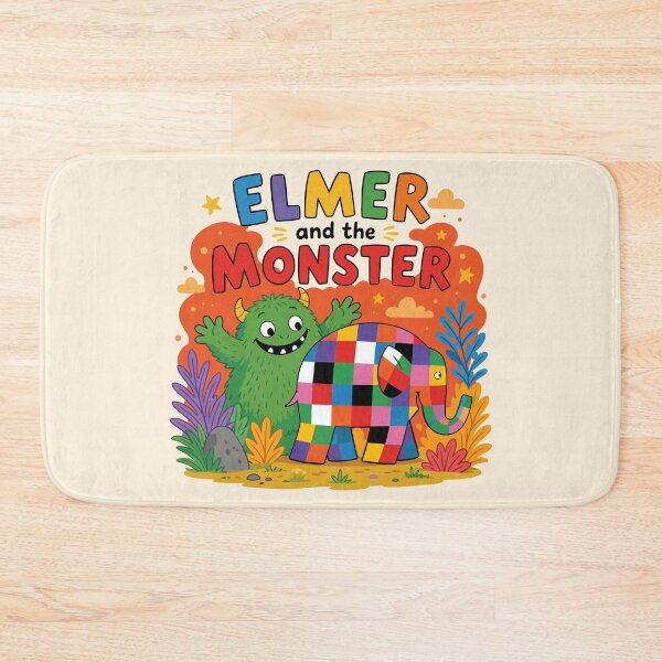 Item preview, Elmer and the Friendly Monster Adventure designed and sold by HappyToons Shop.