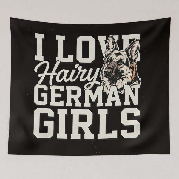 Item preview,    i love hairy german girls designed and sold by beoldfashioned.