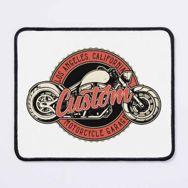 Item preview, Vintage Custom Motorcycle Garage Los Angeles California Chopper Graphic designed and sold by heedooppod.