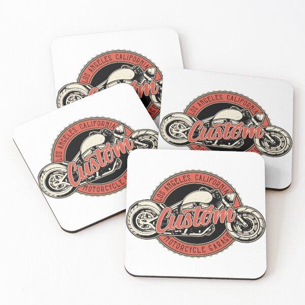 Item preview, Vintage Custom Motorcycle Garage Los Angeles California Chopper Graphic designed and sold by heedooppod.