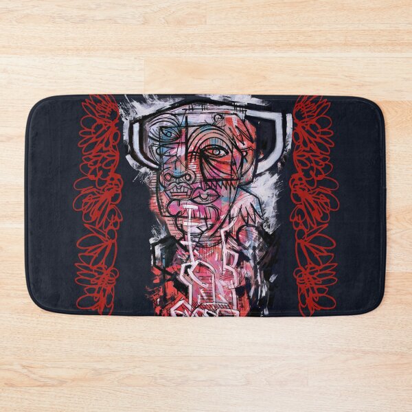 Item preview, Handmade Neo-Expressionist Alter Ego Portrait - Crimson Whispers designed and sold by supernikol.