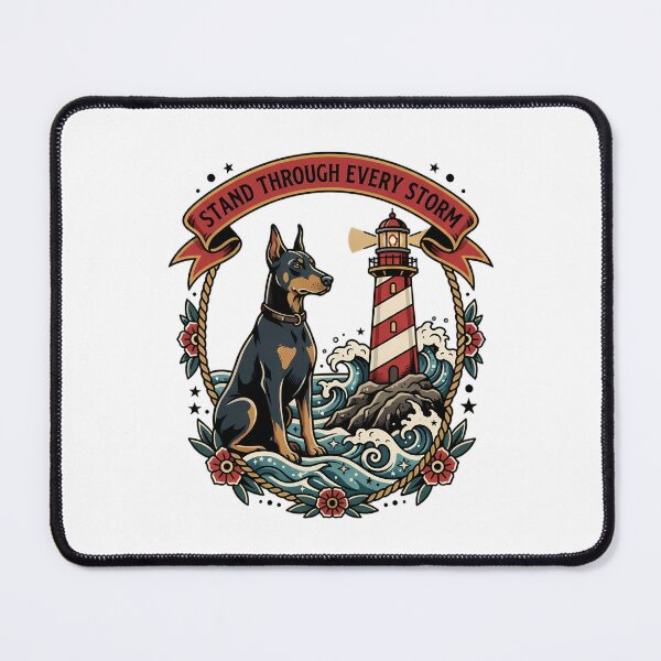 Item preview, Doberman Sitting Vintage Light Design designed and sold by SHOP-Corner.