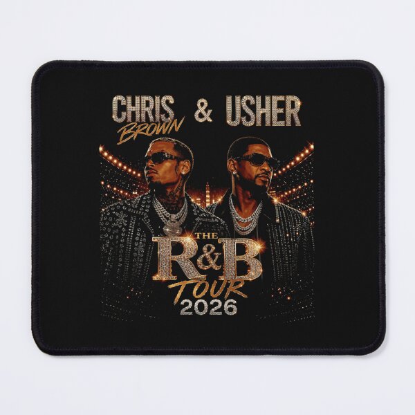 Item preview, Chris Brown Usher R&B Tour Concert Graphic Design designed and sold by WukisWiOaima.