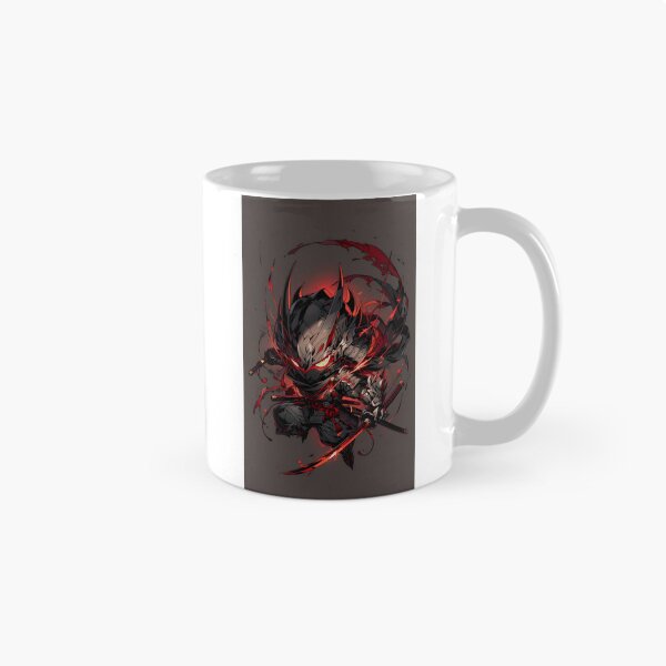 Item preview, Demonic Cyber Samurai Warrior – Red Katana Dark Japanese Warrior designed and sold by Dyan4.