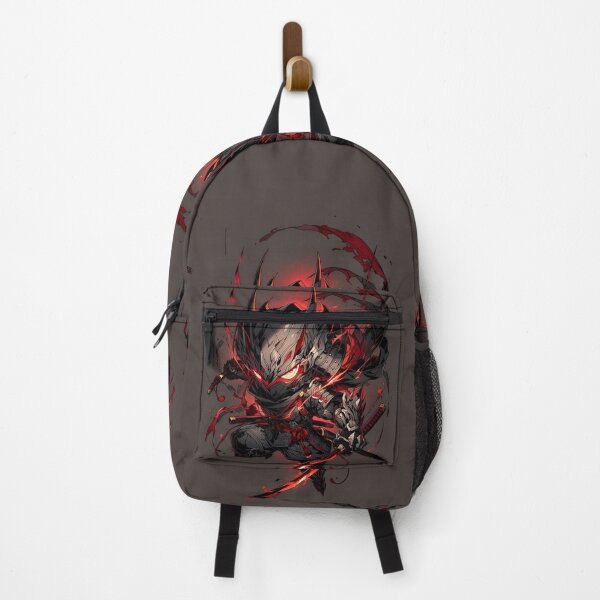 Item preview, Demonic Cyber Samurai Warrior – Red Katana Dark Japanese Warrior designed and sold by Dyan4.