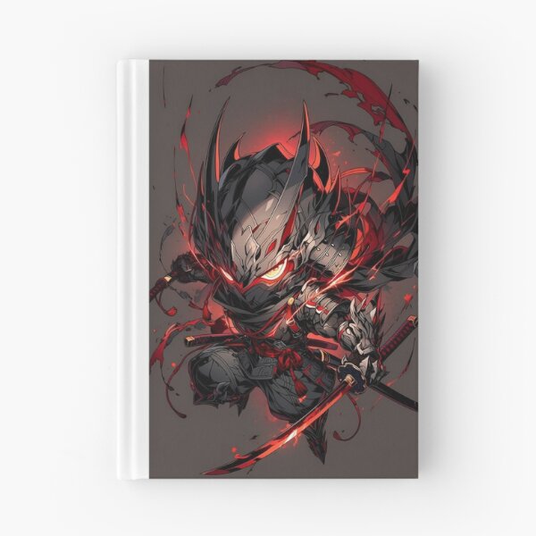Item preview, Demonic Cyber Samurai Warrior – Red Katana Dark Japanese Warrior designed and sold by Dyan4.