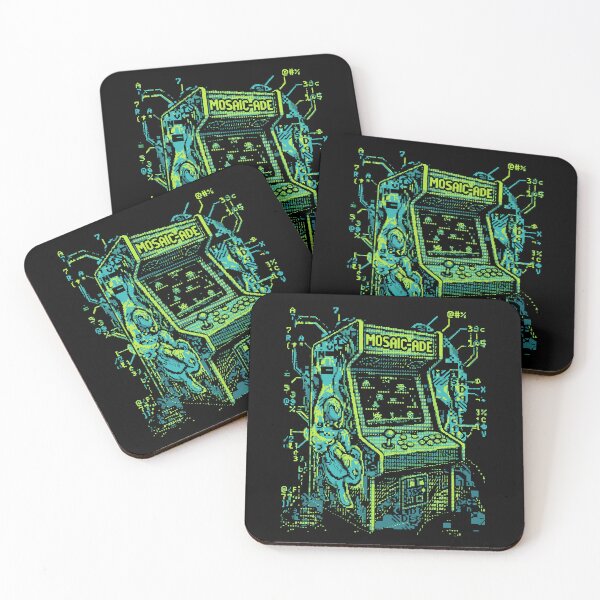 Item preview, MOSAIC-ADE Arcade ASCII Retro Gaming designed and sold by d247.