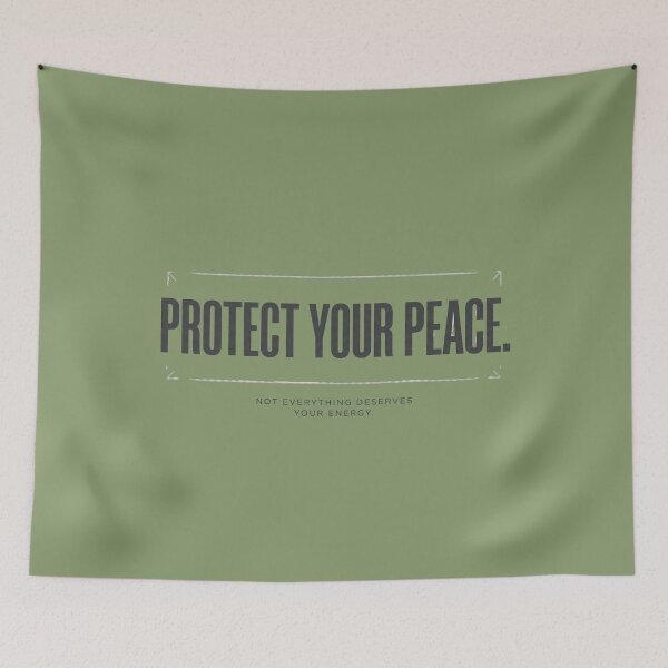 Item preview, Protect Your Peace Not Everything Deserves Your Energy designed and sold by Amr Darwish Graphic designer.