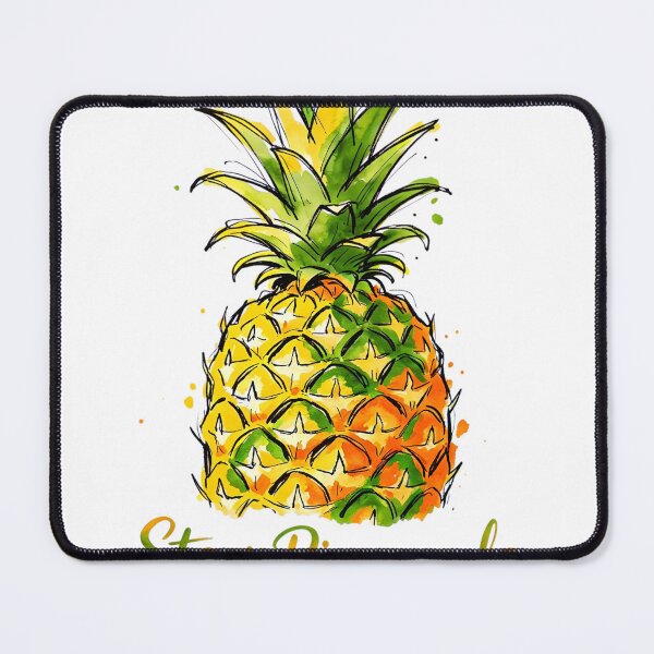 Item preview, Hand Drawn Pineapple Stay Pineapple Tropical Art designed and sold by Bonasates.