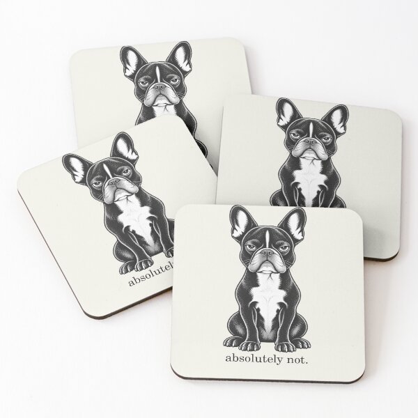 Item preview, Absolutely not French Bulldog Snarky Dog designed and sold by FireWildChild.