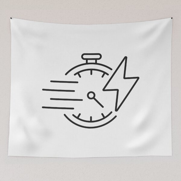 Item preview, Fast Charging Electricity Line Icon designed and sold by VectorForge Studio.