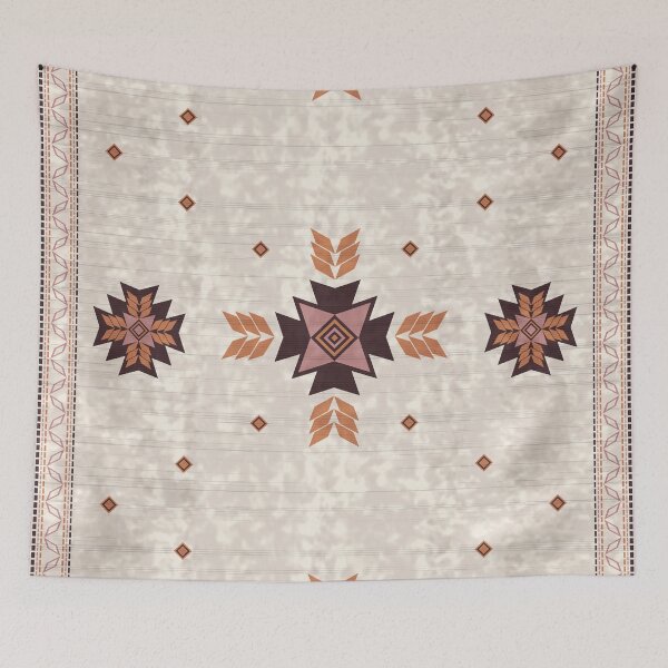 Item preview, Rustic Santa Fe Twilight Southwestern Area Rug designed and sold by Momoko-Hikaru.