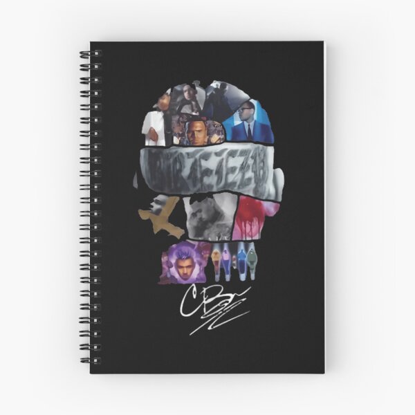 Item preview, Chris Brown All Albums Colorful Music Collage Design designed and sold by VivianaSchult.