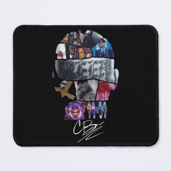 Item preview, Chris Brown All Albums Colorful Music Collage Design designed and sold by VivianaSchult.