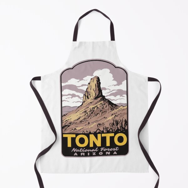 Item preview, Tonto National Forest Weavers Needle Retro Travel Art designed and sold by HalpinDesign.