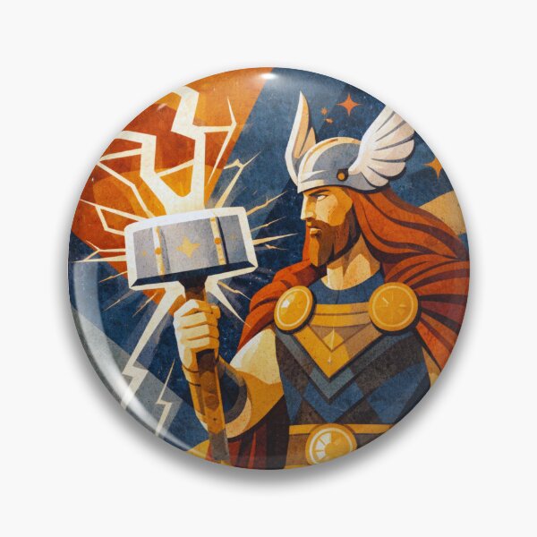 Item preview, Thor – The Thunder God illustration designed and sold by GalleryKauffeld.