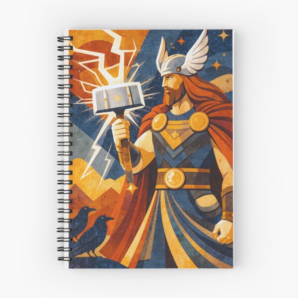 Item preview, Thor – The Thunder God illustration designed and sold by GalleryKauffeld.