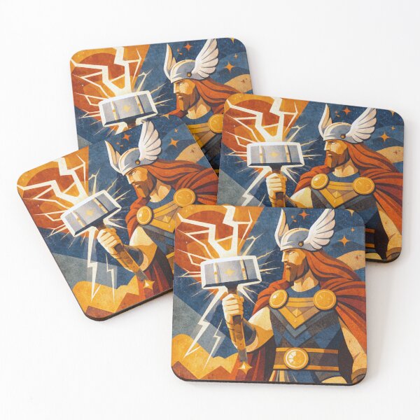Item preview, Thor – The Thunder God illustration designed and sold by GalleryKauffeld.