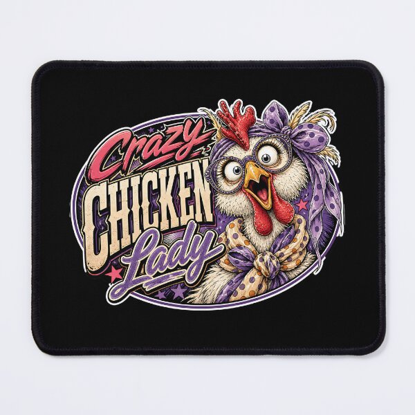Item preview, Crazy Chicken Lady designed and sold by Wilcox PhotoArt.