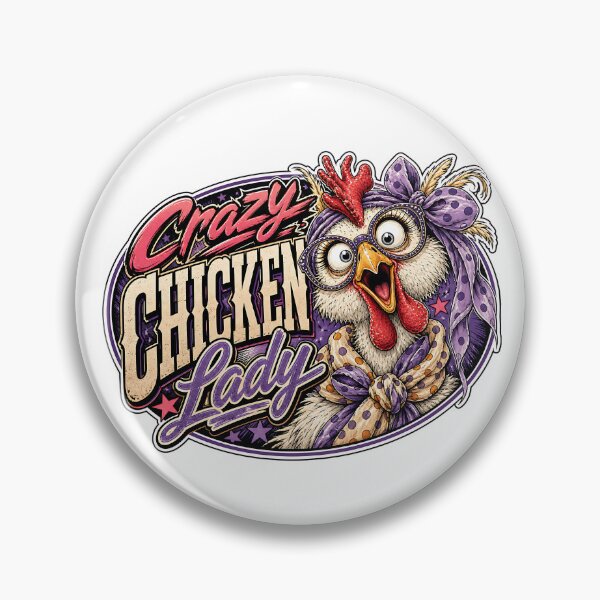 Item preview, Crazy Chicken Lady  designed and sold by Wilcox PhotoArt.